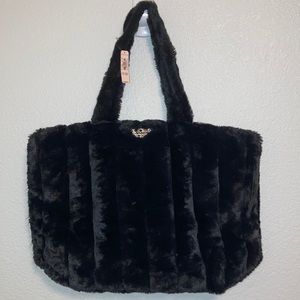 Victoria's Secret VS Faux Fur Carryall Tote